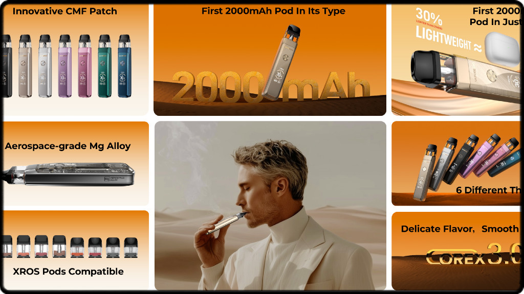 Un bel écran incrusté dans le pod